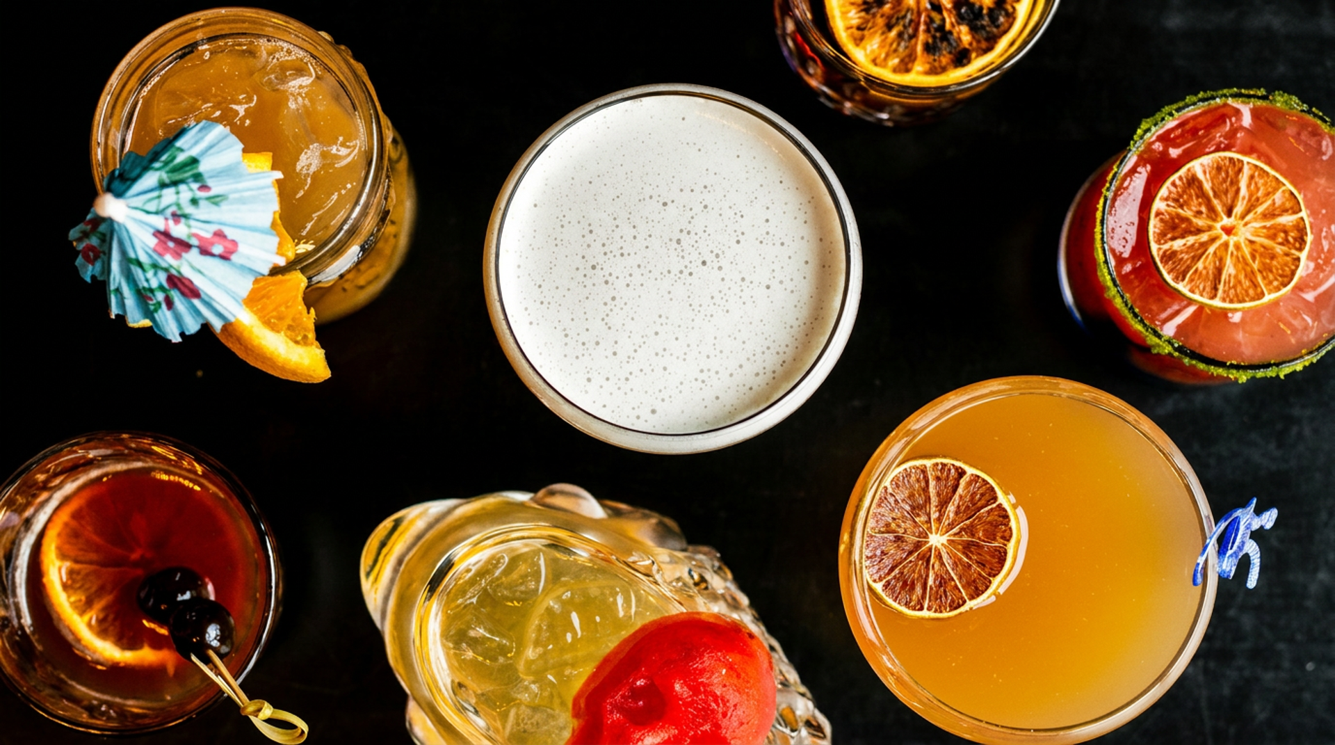 Handcrafted cocktails