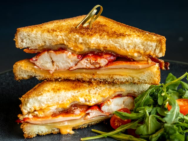 LOBSTER GRILLED CHEESE.