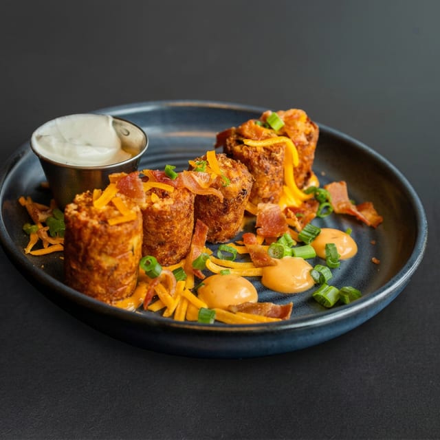 Cheddar & Bacon Tots.
