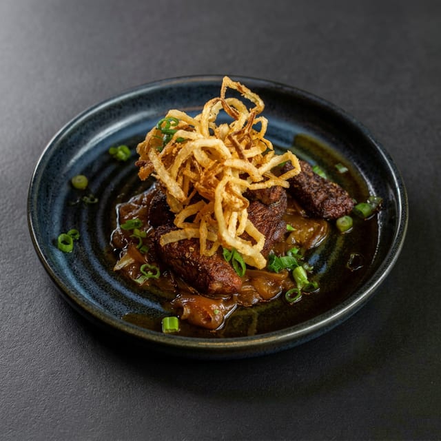 French Onion Beef Bites.